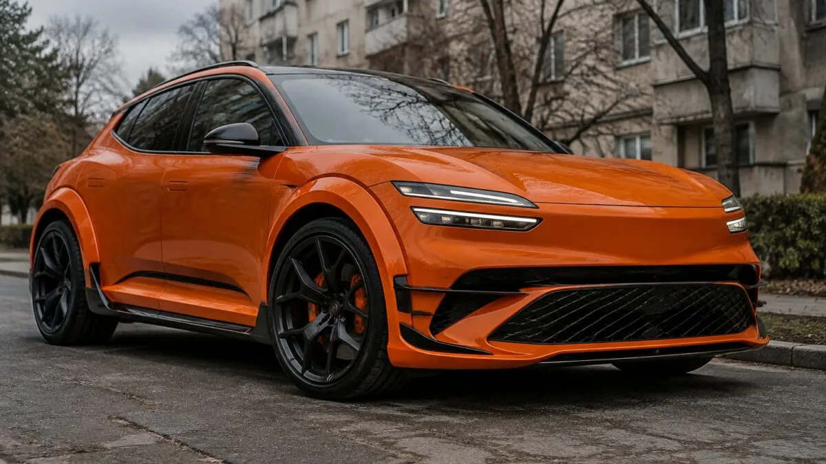 Genesis GV60 Magma oferă puterea lui Ioniq 5 N pentru aproximativ 10.000 de lire în plus 1 Genesis GV60 Magma oferă puterea lui Ioniq 5 N pentru aproximativ 10.000 de lire în plus