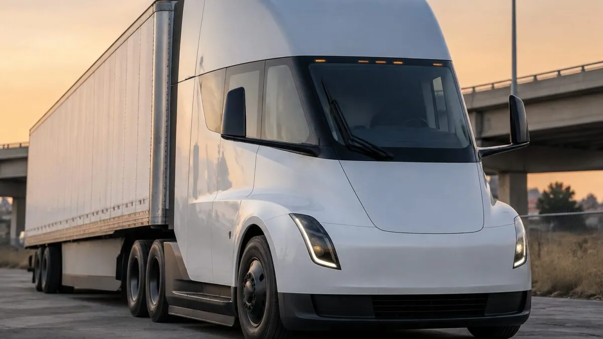 Un Tesla Semi a ars 10 ore pe o autostradă din California, fără să fi fost lovit în trafic 1 Un Tesla Semi a ars 10 ore pe o autostradă din California, fără să fi fost lovit în trafic