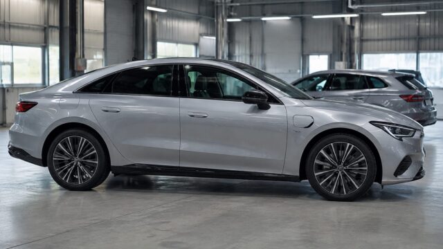 Mercedes-Benz a ciocnit lateral două CLA la 56 km/h pentru a verifica protecția ocupanților și a bateriei